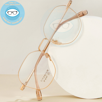 Gọng kính kim loại mã 6147